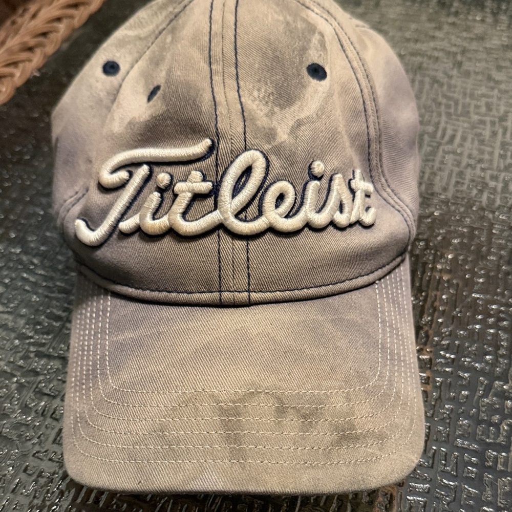 Tie Dye Wash Titleist Brown Cap